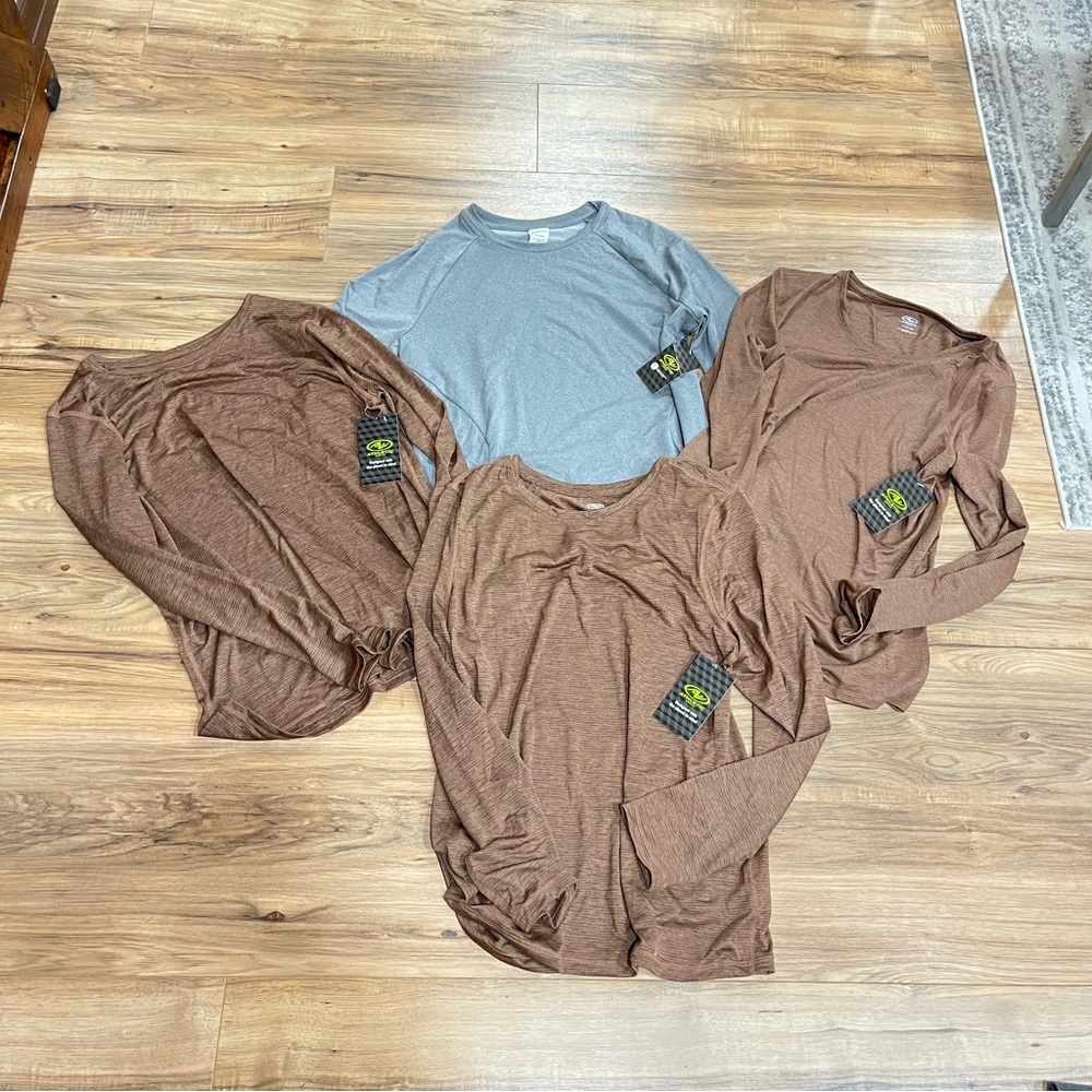 New Athletic Works athletic long sleeve tops bundle